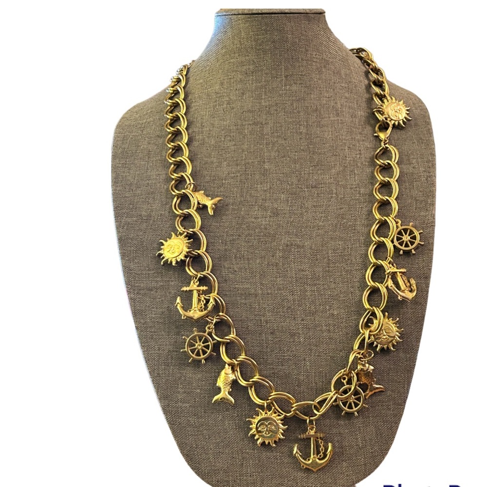Unique necklace costume jewellery. Very nautical